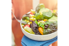 Image Leafy greens salad.